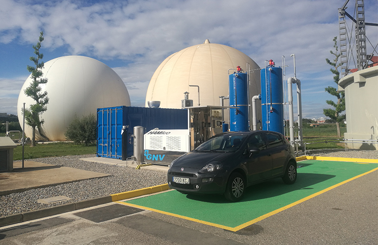 Estación de biometano HAMikro en Lleida
