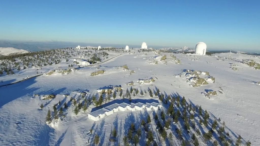 Observatorio Calar Alto nevado